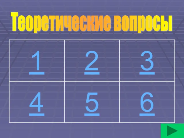 Теоретические вопросы