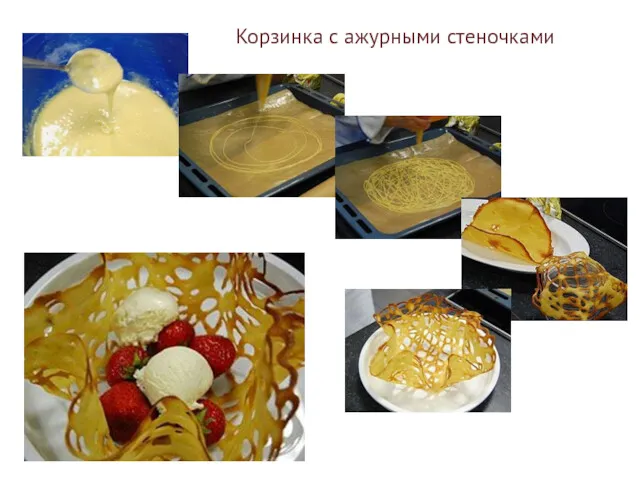 Корзинка с ажурными стеночками