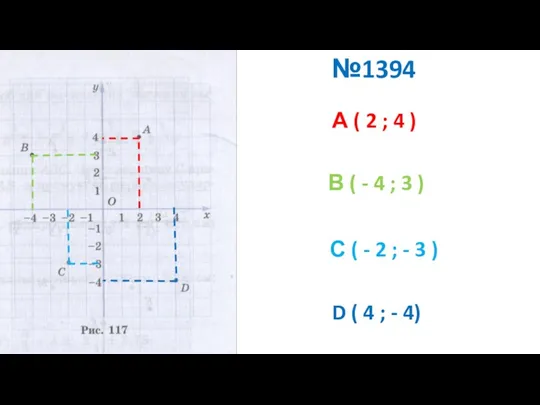 А ( 2 ; 4 ) В ( - 4