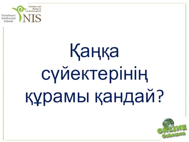 Қаңқа сүйектерінің құрамы қандай?