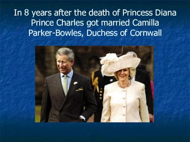 In 8 years after the death of Princess Diana Prince