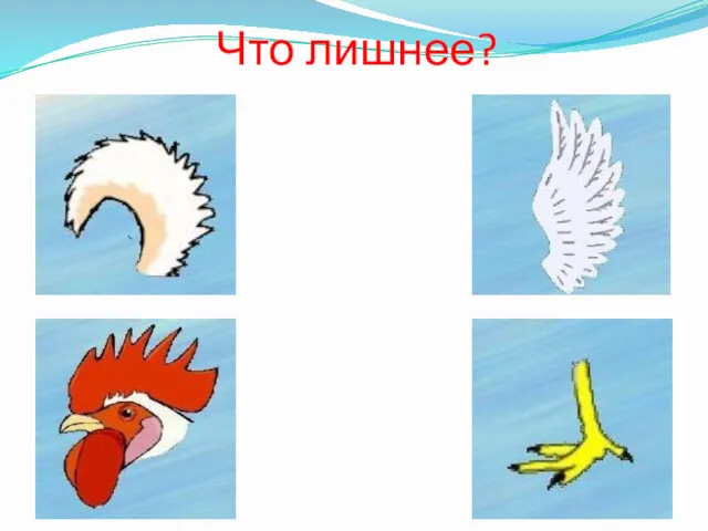 Что лишнее?