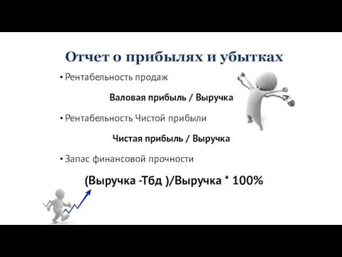 Отчет о прибылях и убытках Рентабельность продаж Валовая прибыль /