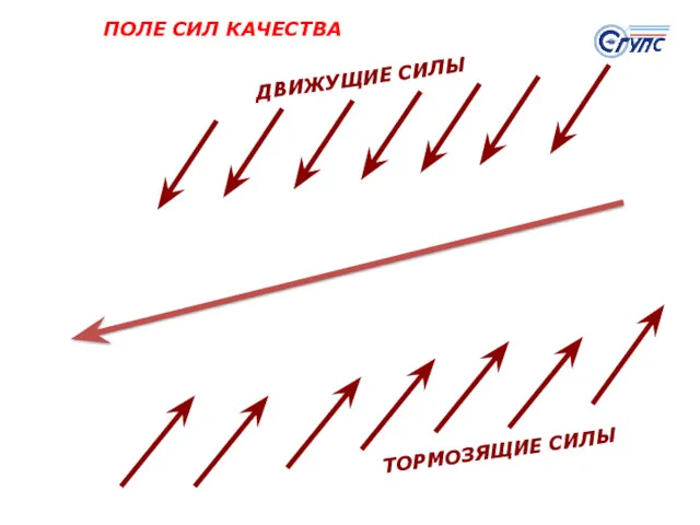 ПОЛЕ СИЛ КАЧЕСТВА ДВИЖУЩИЕ СИЛЫ ТОРМОЗЯЩИЕ СИЛЫ