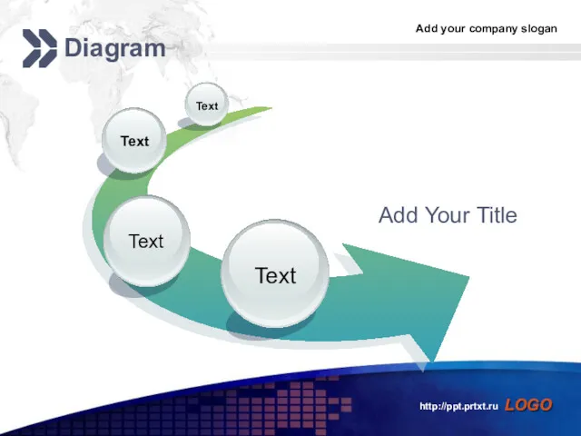 http://ppt.prtxt.ru Diagram Add Your Title Text Text Text