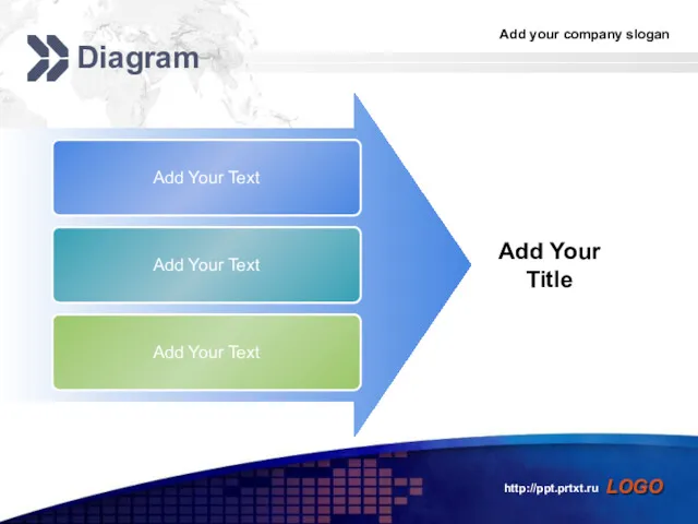 http://ppt.prtxt.ru Diagram Add Your Text Add Your Text Add Your Text Add Your Title