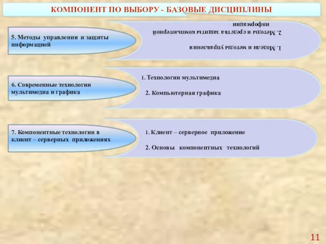 КОМПОНЕНТ ПО ВЫБОРУ - БАЗОВЫЕ ДИСЦИПЛИНЫ 6. Современные технологии мультимедиа