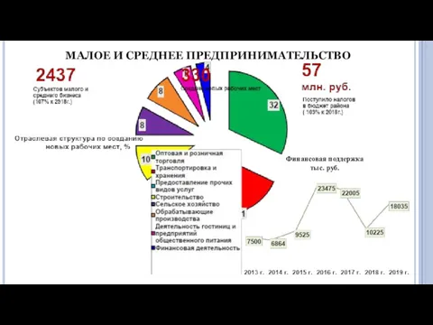 МАЛОЕ И СРЕДНЕЕ ПРЕДПРИНИМАТЕЛЬСТВО Финансовая поддержка тыс. руб.