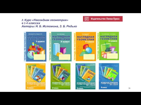 2. Курс «Наглядная геометрия» в 1-4 классах Авторы: Н. Б. Истомина, З. Б. Редько