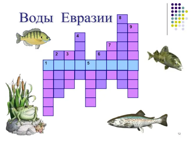 1 5 3 7 8 9 2 4 6 Воды Евразии