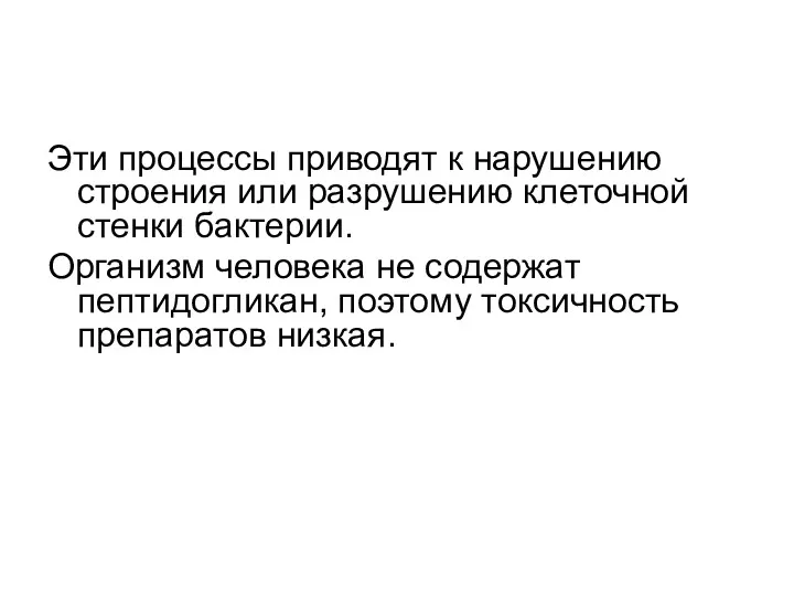 Эти процессы приводят к нарушению строения или разрушению клеточной стенки