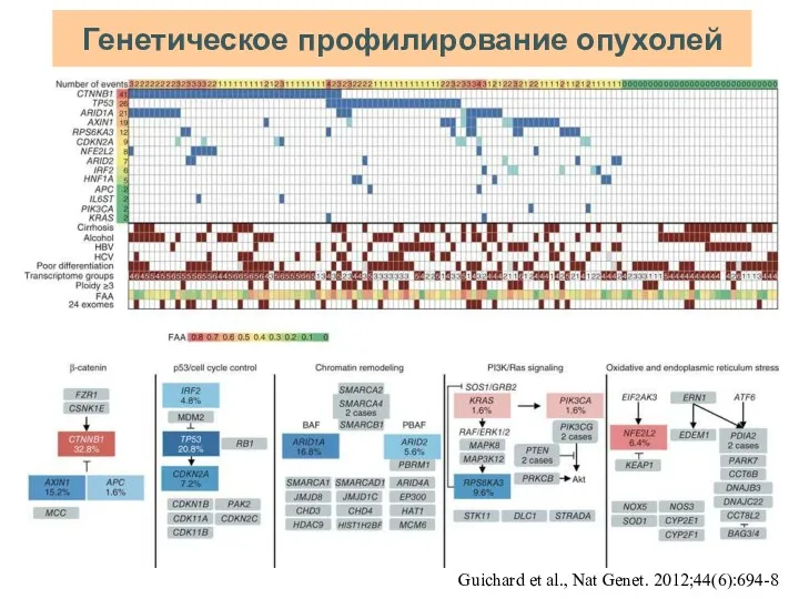 Генетическое профилирование опухолей Guichard et al., Nat Genet. 2012;44(6):694-8
