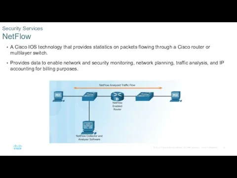 A Cisco IOS technology that provides statistics on packets flowing through a Cisco