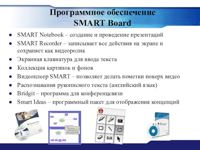 Программное обеспечение SMART Board SMART Notebook – создание и проведение