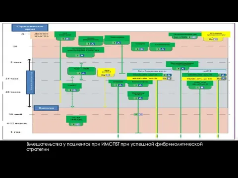 Вмешательства у пациентов при ИМСПST при успешной фибринолитической стратегии
