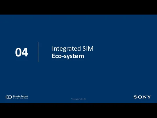 Integrated SIM Eco-system 04