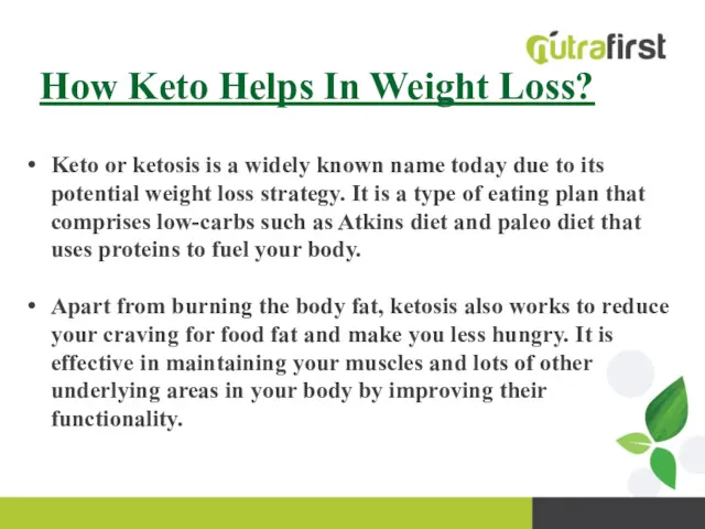 How Keto Helps In Weight Loss? Keto or ketosis is