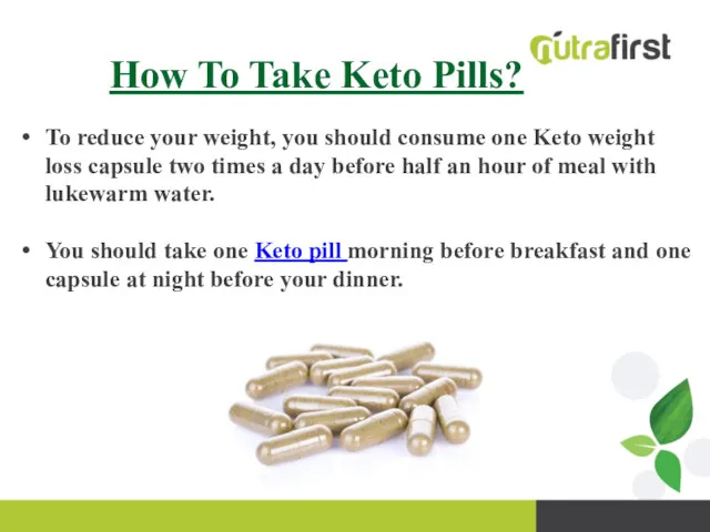 How To Take Keto Pills? To reduce your weight, you