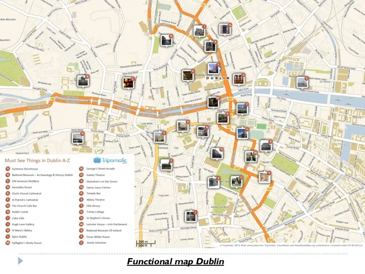 Functional map Dublin