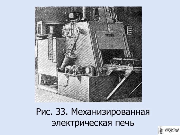 Рис. 33. Механизированная электрическая печь