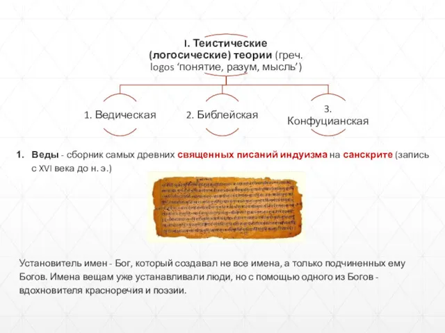 Веды - сборник самых древних священных писаний индуизма на санскрите