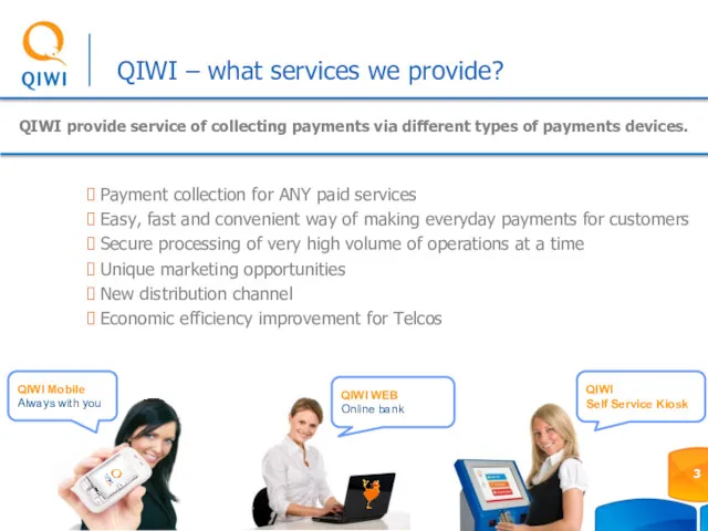 QIWI – what services we provide? Payment collection for ANY