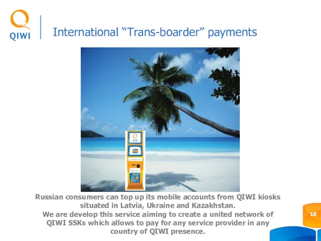 International “Trans-boarder” payments Russian consumers can top up its mobile