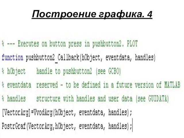 Построение графика. 4