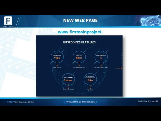 NEW WEB PAGE www.firstcoinproject.com