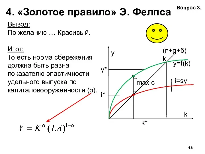 4. «Золотое правило» Э. Фелпса Вывод: По желанию … Красивый.