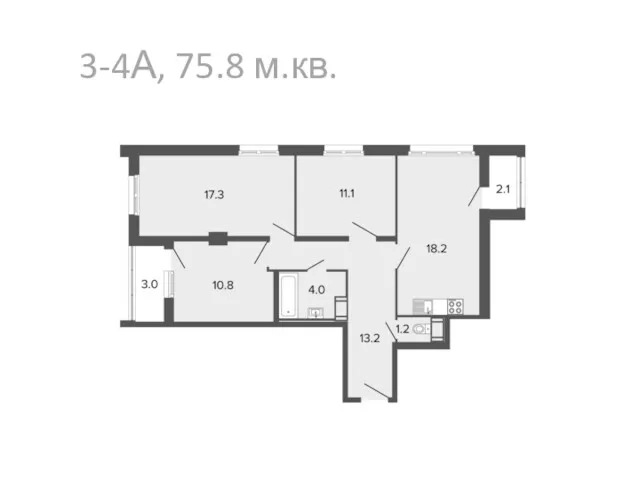 3-4А, 75.8 м.кв.