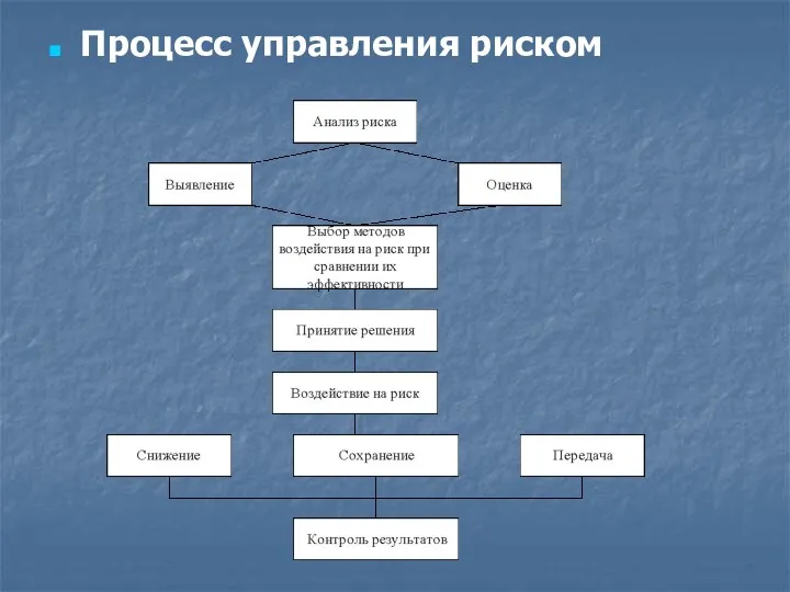 Процесс управления риском