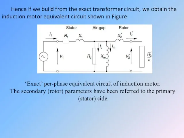 Hence if we build from the exact transformer circuit, we obtain the induction
