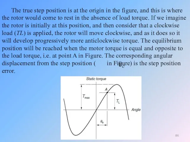 The true step position is at the origin in the