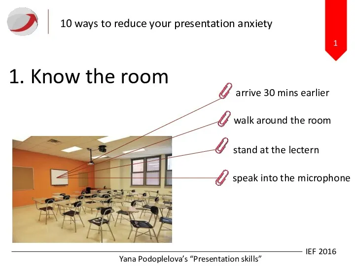 1 10 ways to reduce your presentation anxiety IEF 2016