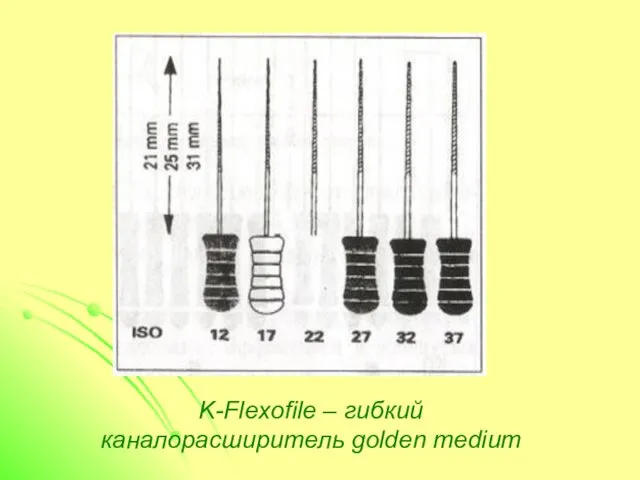 K-Flexofile – гибкий каналорасширитель golden medium