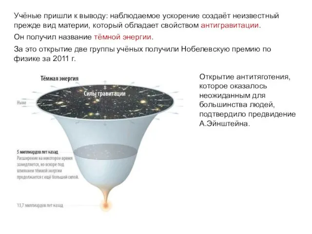 Учёные пришли к выводу: наблюдаемое ускорение создаёт неизвестный прежде вид