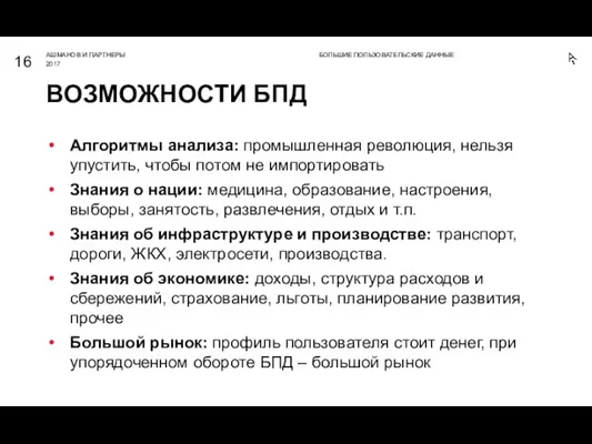 Алгоритмы анализа: промышленная революция, нельзя упустить, чтобы потом не импортировать