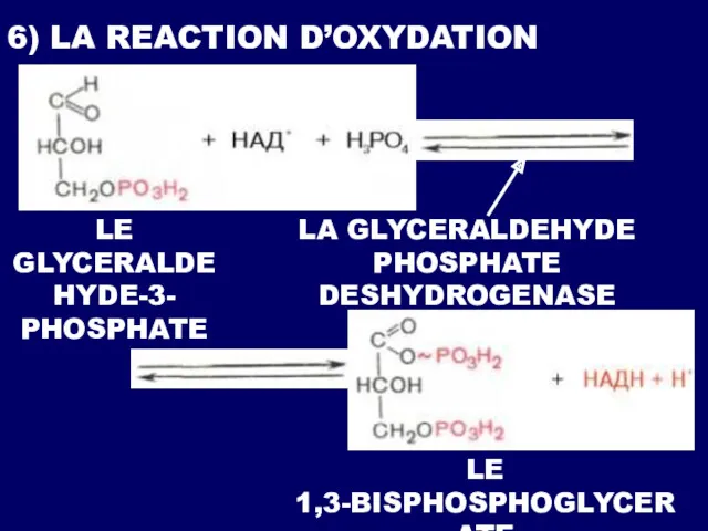 6) LA REACTION D’OXYDATION