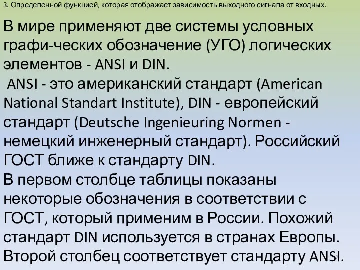 3. Определенной функцией, которая отображает зависимость выходного сигнала от входных.