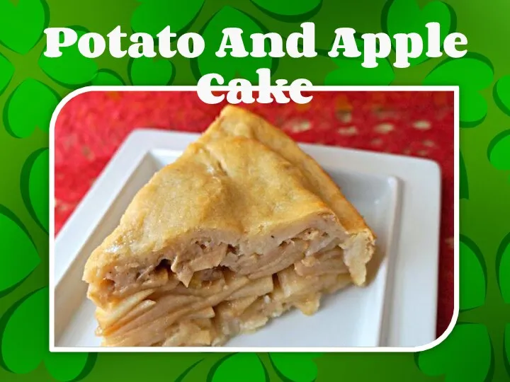 Potato And Apple Cake