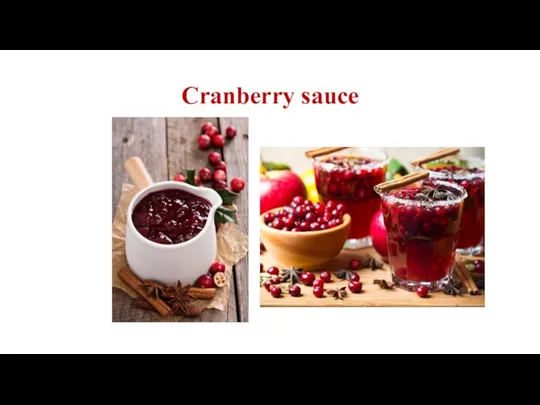 Cranberry sauce