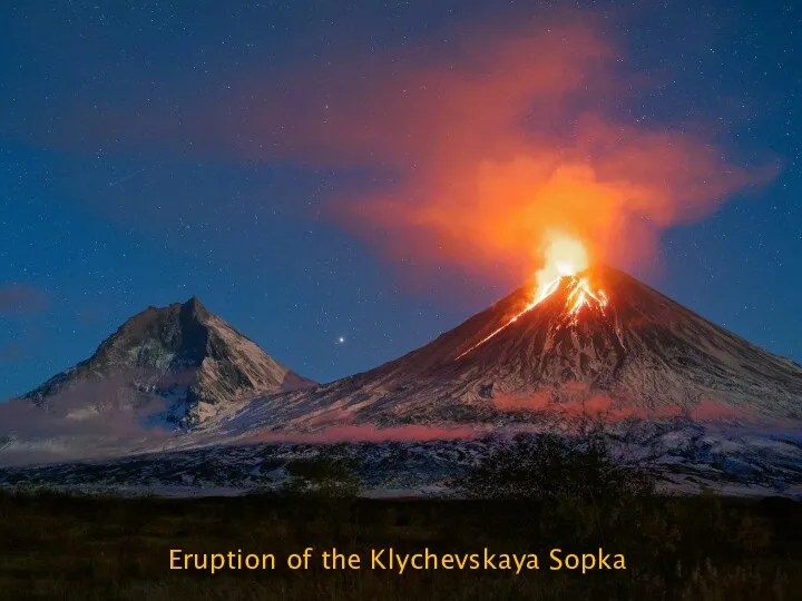 Eruption of the Klychevskaya Sopka