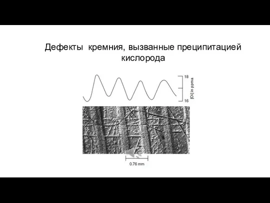 Дефекты кремния, вызванные преципитацией кислорода