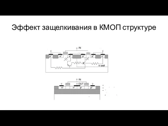 Эффект защелкивания в КМОП структуре