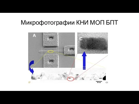 Микрофотографии КНИ МОП БПТ