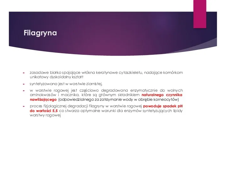 Filagryna zasadowe białko spajające włókna keratynowe cytoszkieletu, nadające komórkom unikatowy