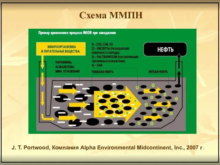 Схема ММПН J. T. Portwood, Компания Alpha Environmental Midcontinent, Inc., 2007 г.