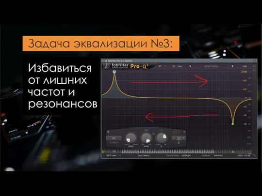 Задача эквализации №3: Избавиться от лишних частот и резонансов