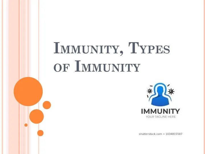 Immunity, Types of Immunity